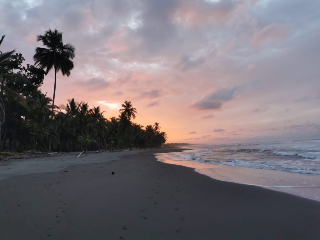 destination voyage : plage à Barra Pacuare Costa Rica