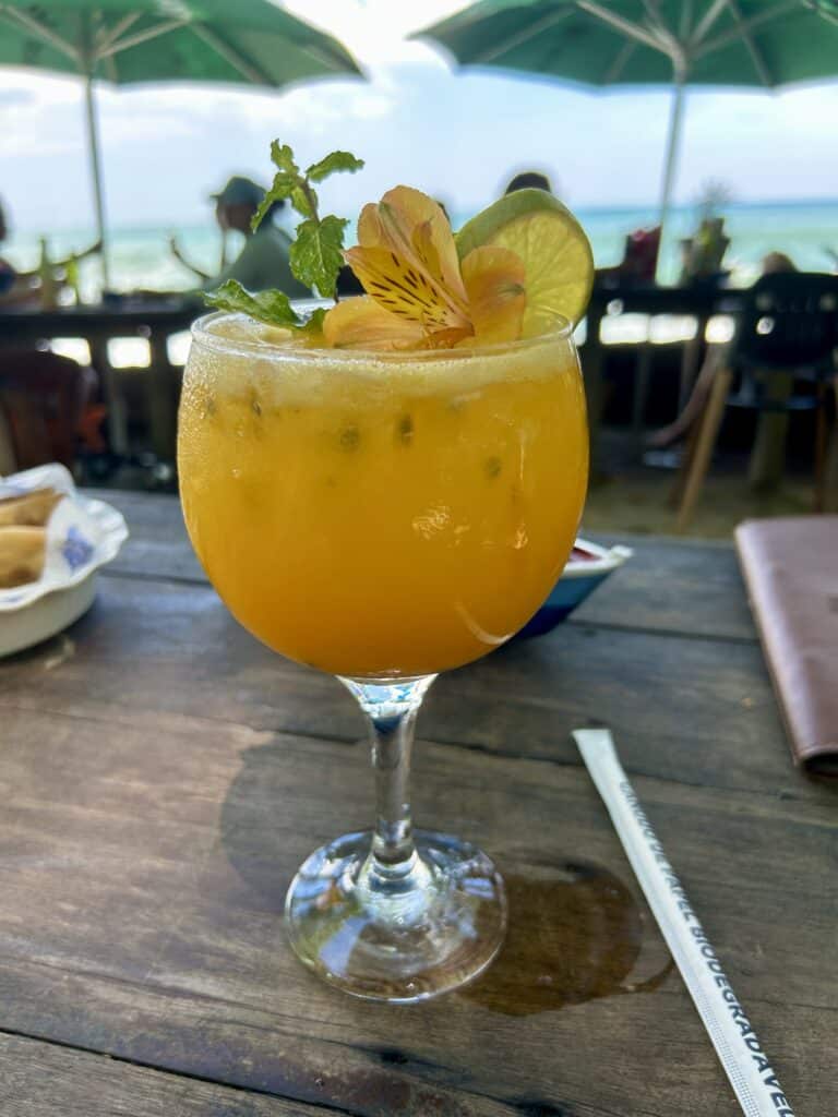 Caipifruta au bar Mirante de Prainha à Rio