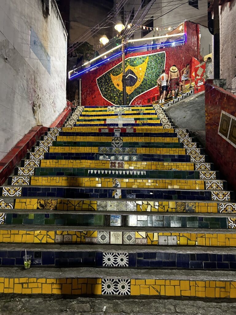 Escaliers de Selarón à Rio de Janeiro